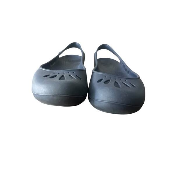 Crocs Kadee Flats Womens 9 Navy Blue Slingback Ballet Comfort Shoes Slip On - Picture 5 of 8